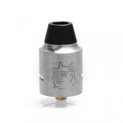 Doge V4 Style 24mm RDA Rebuildable Dripping Atomizer - Silver