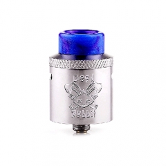 Authentic Hellvape Dead Rabbit BF 24mm RDA Rebuildable Dripping Atomizer - Silver