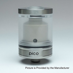 YFTK Pico V2 Style 316SS RTA Rebuildable Tank Atomizer - Silver