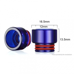 Glass Wide Bore Drip Tip for SMOK TFV8 Clearomizer - Pink