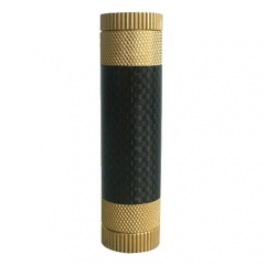 AV Able XL Styled 18650 Mechanical Mod - Brass Carbon Fiber