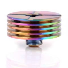510 Heat Dissipation Heat Sink for Atomizers 24mm - Rainbow