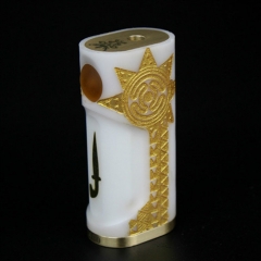 Punyal Style 18650 Mechanical Mod - White