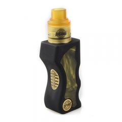 Head Style 18650 Hybrid  Mechanical Mod with 24mm Atomizer Kit - Yellow