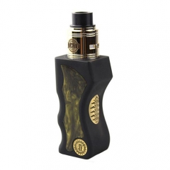 Head Style 18650 Hybrid  Mechanical Mod with 24mm Atomizer Kit - Gold