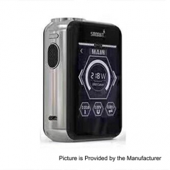 Smoant Charon TS 218 Touch Screen TC VW Variable Wattage Box Mod - Silver