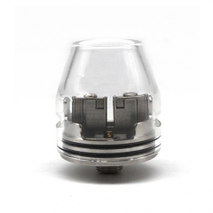 Kryten Style 24mm RDA Rebuildable Dripping Atomizer - Silver