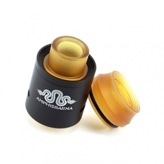 Amphisbaena Style 24mm RDA Rebuildable Dripping Atomizer - Black