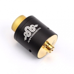 Amphisbaena Style 24mm RDA Rebuildable Dripping Atomizer - Black