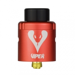 Authentic Vapjoy Viper BF 24mm RDA Rebuildable Dripping Atomizer w/ Squonk Pin - Red