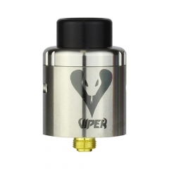 Authentic Vapjoy Viper BF 24mm RDA Rebuildable Dripping Atomizer w/ Squonk Pin - Silver