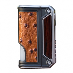 Authentic Lost Vape Therion BF Squonker DNA75C TC VW APV Box Mod - Wood+ Yellow Ostrich