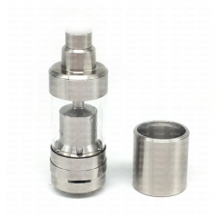 ULTON KF V5 316SS RTA 25mm Rebuildable Tank Atomizer w/Logo - Silver