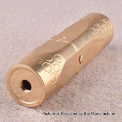 GLM V2.5 Style 18650/20700 Hybrid Mechanical Mod - Brass