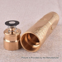 GLM V2.5 Style 18650/20700 Hybrid Mechanical Mod - Brass
