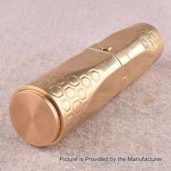 GLM V2.5 Style 18650/20700 Hybrid Mechanical Mod - Brass