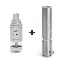 SER Kongestus 26650 Mechanical Mod + Big Thor 316SS Rebuildable Atomizer Kit - Silver