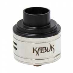 Kabuki Style 24mm RDA Rebuildable Dripping Atomizer - Silver
