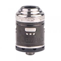 Mephisto Style Rebuildable Dripping Atomizer - Black