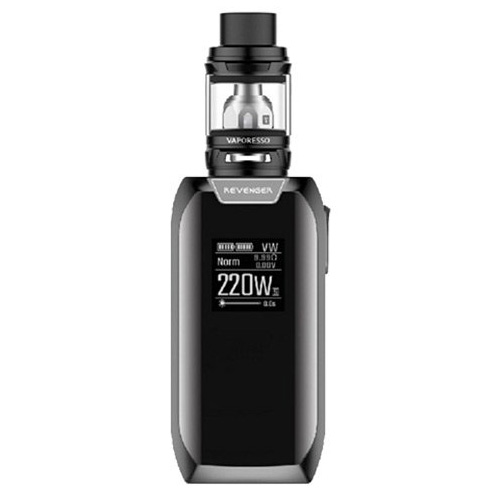 Authentic Vaporesso Revenger X 220W TC VW APV Box Mod + NRG Mini Tank Kit - Black