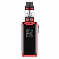 Authentic Vaporesso Revenger X 220W TC VW APV Box Mod + NRG Mini Tank Kit - Red