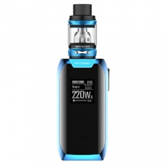 Authentic Vaporesso Revenger X 220W TC VW APV Box Mod + NRG Mini Tank Kit - Blue