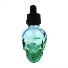 Iwodevape E-Liquid Empty Glass Tank Dropper Bottles for E-Cigarette (30ml) - Green