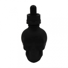 Iwodevape E-Liquid Empty Glass Tank Dropper Bottles for E-Cigarette (30ml) - Black