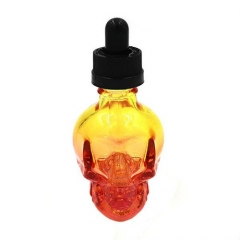 Iwodevape E-Liquid Empty Glass Tank Dropper Bottles for E-Cigarette (30ml) - Orange