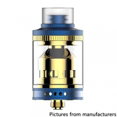 Authentic Wake Mod CO Wake 24mm RTA Rebuildable Tank Atomizer 3.3ml - Blue