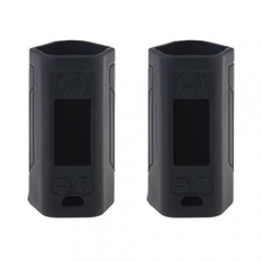 Protective Silicone Sleeve Case for Wismec Reuleaux RX GEN3 2-Pack - Black
