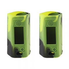 Protective Silicone Sleeve Case for Wismec Reuleaux RX GEN3 2-Pack - Camouflage Green