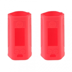 Protective Silicone Sleeve Case for Wismec Reuleaux RX GEN3 2-Pack - Red
