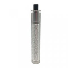 ULTON MK Style 18650 Mechanical Mod w/ Das Ding RDA Style Atomizer - Silver