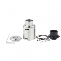 Stillare V4 Style 316SS RDA Rebuildable Dripping Atomizer - Silver