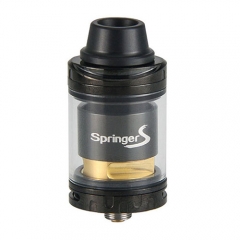 Authentic Tigertek Springer S 24mm RTA Rebuildable Tank Atomizer 3.5ml - Black