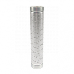 ULTON MK Style 24mm Mechanical Mod w/Logo Rough Version - Silver