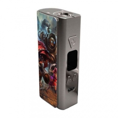 Authentic YD Tiny 75W 18650 TC VW APV Box Mod - Silver