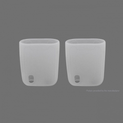 Iwodevape Protective Silicone Sleeve Case for Vaporesso Swag 80W Mod (2-Pack) - White