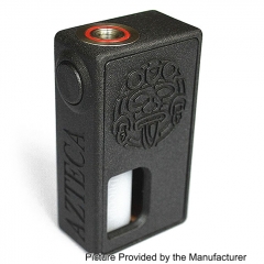 Authentic Yiloong Azteca 3D Printed  Bottom Feeder Squonker Mechanical Mod 8ml- Black