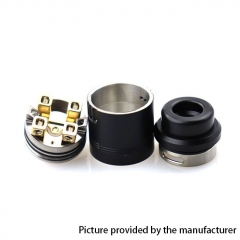 Cartel Obelisk Style 24mm RDA Rebuildable Dripping Atomizer - Black