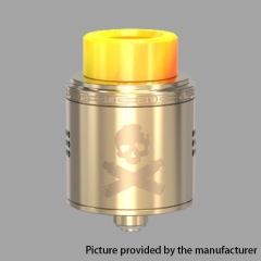 Authentic Vandy Vape Bonza 24mm RDA Rebuildable Dripping Atomizer w/ Bottom Feeding Pin - Gold