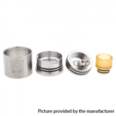 Zion Style 24mm RDA Rebuildable Dripping Atomizer - Silver