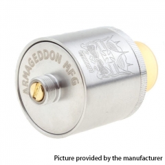Zion Style 24mm RDA Rebuildable Dripping Atomizer - Silver