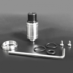 YFTK Speed Revolution Mini Style 14mm 316SS RDA Rebuildable Dripping Atomizer - Silver