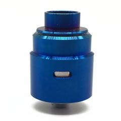 Ulton Entheon 316SS RDA Rebuildable Dripping Atomizer w/ BF Pin/ Caps - Blue