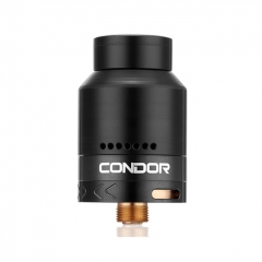 Authentic Fitcloud Condor 24mm RDA Rebuildable Dripping Atomizer w/ BF Pin - Black