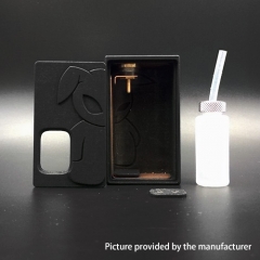 S-Rabbit Style 18650 Squonk Box Mod w/ 8ml Bottle - Black