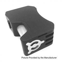 Thir13en 13Mech Style 18650 Bottom Feeder Squonk Mechanical Box Mod w/6ml Bottle - Black