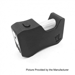 Thir13en 13Mech Style 18650 Bottom Feeder Squonk Mechanical Box Mod w/6ml Bottle - Black